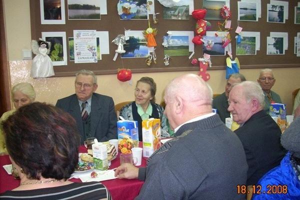 Doroczne spotkania opłatkowe dla seniorów z terenu Gminy Linia 17/18.12.2008r.