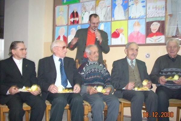 Doroczne spotkania opłatkowe dla seniorów z terenu Gminy Linia 17/18.12.2008r.