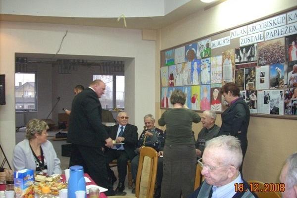 Doroczne spotkania opłatkowe dla seniorów z terenu Gminy Linia 17/18.12.2008r.