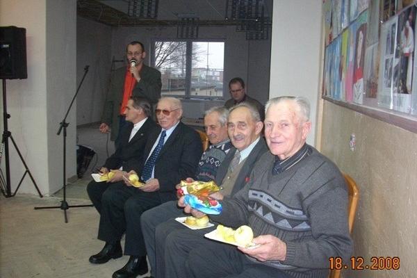 Doroczne spotkania opłatkowe dla seniorów z terenu Gminy Linia 17/18.12.2008r.