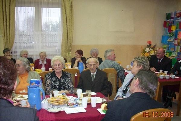 Doroczne spotkania opłatkowe dla seniorów z terenu Gminy Linia 17/18.12.2008r.