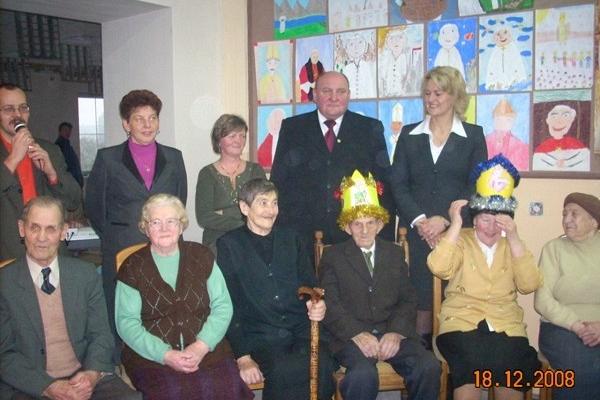 Doroczne spotkania opłatkowe dla seniorów z terenu Gminy Linia 17/18.12.2008r.