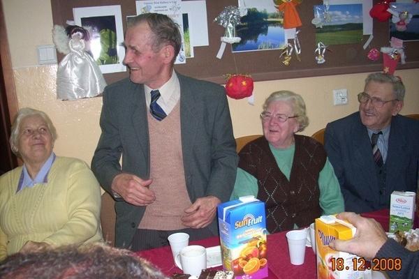Doroczne spotkania opłatkowe dla seniorów z terenu Gminy Linia 17/18.12.2008r.