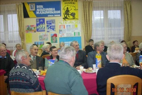 Doroczne spotkania opłatkowe dla seniorów z terenu Gminy Linia 17/18.12.2008r.