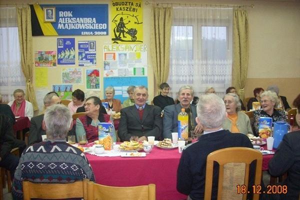 Doroczne spotkania opłatkowe dla seniorów z terenu Gminy Linia 17/18.12.2008r.