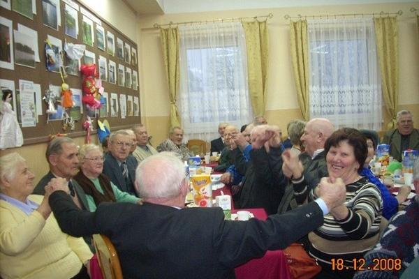Doroczne spotkania opłatkowe dla seniorów z terenu Gminy Linia 17/18.12.2008r.