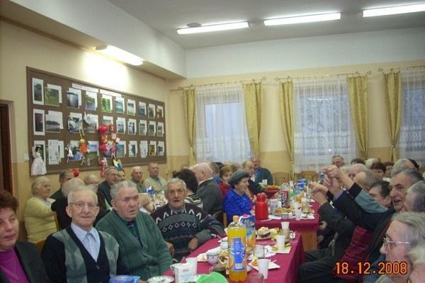 Doroczne spotkania opłatkowe dla seniorów z terenu Gminy Linia 17/18.12.2008r.