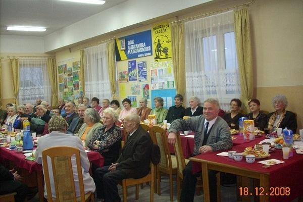 Doroczne spotkania opłatkowe dla seniorów z terenu Gminy Linia 17/18.12.2008r.