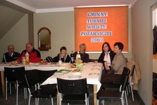 Gminny Turniej Wiedzy Pożarniczej 04.03.2009r.