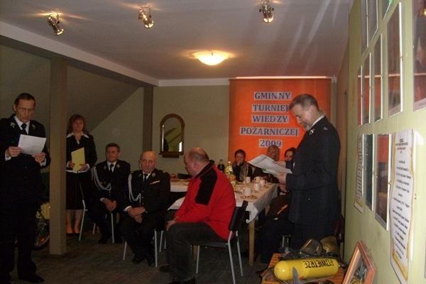 Gminny Turniej Wiedzy Pożarniczej 04.03.2009r.