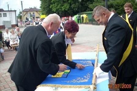Sztandar dla Zrzeszenia Kaszubsko-Pomorskiego 20.06.2009r.