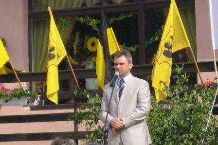 Sztandar dla Zrzeszenia Kaszubsko-Pomorskiego 20.06.2009r.