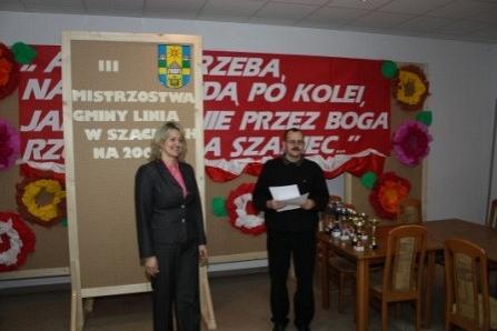 III Mistrzostwa Gminy Linia w Szachach 11.11.2009r.