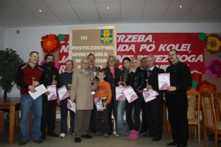 III Mistrzostwa Gminy Linia w Szachach 11.11.2009r.