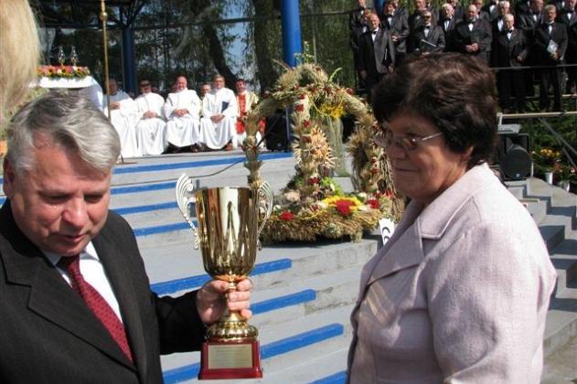 Puchar Marszałka Senatu - Bogdana Borusewicza dla Gminy Linia 12.10.2010r.