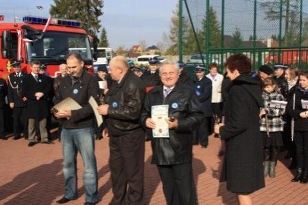 90-lecie OSP Strzepcz i poświęcenie nowego samochodu ratowniczo-gaśniczego 23.10.2010r.