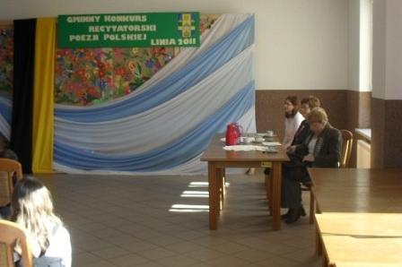 Gminny konkurs recytatorski Poezji Polskiej 08.03.2011r.