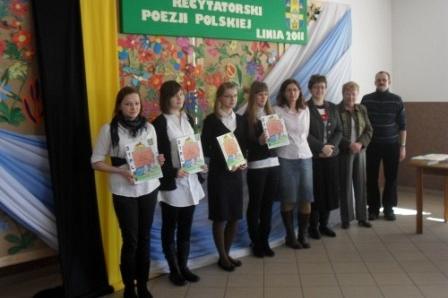Gminny konkurs recytatorski Poezji Polskiej 08.03.2011r.