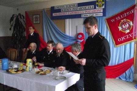 Gminy Turniej Wiedzy Pożarniczej ,,Młodzież zapobiega pożarom