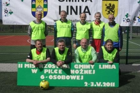 II Mistrzostwa Gminy Linia w Piłce Nożnej 6-osobowej, rocznik 1996 i starsi 02-03.05.2011r.