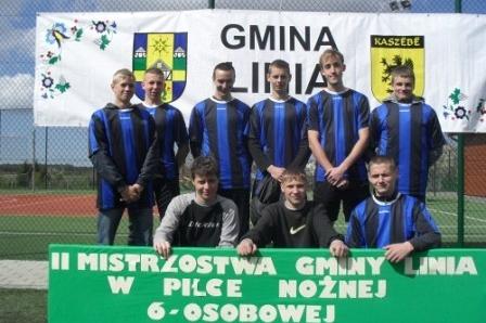 II Mistrzostwa Gminy Linia w Piłce Nożnej 6-osobowej, rocznik 1996 i starsi 02-03.05.2011r.