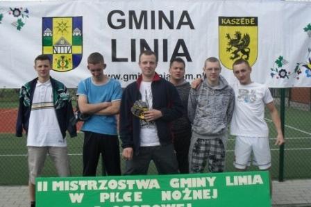 II Mistrzostwa Gminy Linia w Piłce Nożnej 6-osobowej, rocznik 1996 i starsi 02-03.05.2011r.