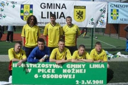 II Mistrzostwa Gminy Linia w Piłce Nożnej 6-osobowej, rocznik 1996 i starsi 02-03.05.2011r.