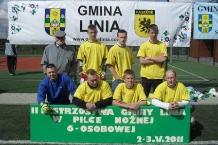 II Mistrzostwa Gminy Linia w Piłce Nożnej 6-osobowej, rocznik 1996 i starsi 02-03.05.2011r.