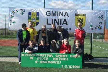 II Mistrzostwa Gminy Linia w Piłce Nożnej 6-osobowej, rocznik 1996 i starsi 02-03.05.2011r.
