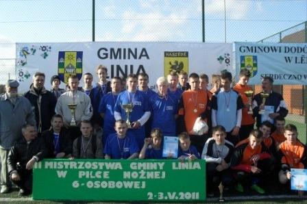 II Mistrzostwa Gminy Linia w Piłce Nożnej 6-osobowej, rocznik 1996 i starsi 02-03.05.2011r.