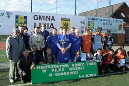 II Mistrzostwa Gminy Linia w Piłce Nożnej 6-osobowej, rocznik 1996 i starsi 02-03.05.2011r.