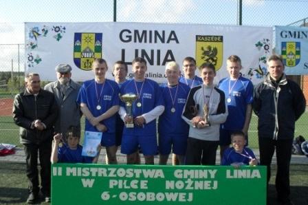 II Mistrzostwa Gminy Linia w Piłce Nożnej 6-osobowej, rocznik 1996 i starsi 02-03.05.2011r.