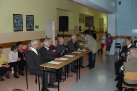Spotkanie świąteczno-noworoczne seniorów w Strzepczu 11.01.2012r.