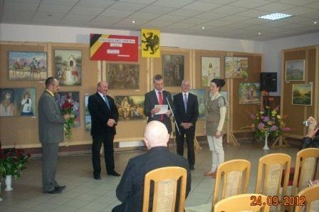 Otwarcie wystawy poplenerowej (16-22 sierpnia) 24.09.2012r.