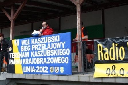 VII Wojewódzki Kaszubski Bieg Przełajowy Terenami Kaszubskiego Parku Krajobrazowego w Lini 22.04.2012r.