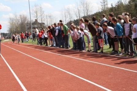 VII Wojewódzki Kaszubski Bieg Przełajowy Terenami Kaszubskiego Parku Krajobrazowego w Lini 22.04.2012r.