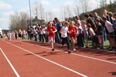 VII Wojewódzki Kaszubski Bieg Przełajowy Terenami Kaszubskiego Parku Krajobrazowego w Lini 22.04.2012r.