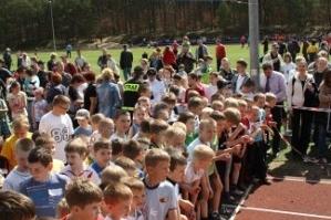 VII Wojewódzki Kaszubski Bieg Przełajowy Terenami Kaszubskiego Parku Krajobrazowego w Lini 22.04.2012r.