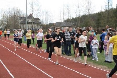 VII Wojewódzki Kaszubski Bieg Przełajowy Terenami Kaszubskiego Parku Krajobrazowego w Lini 22.04.2012r.