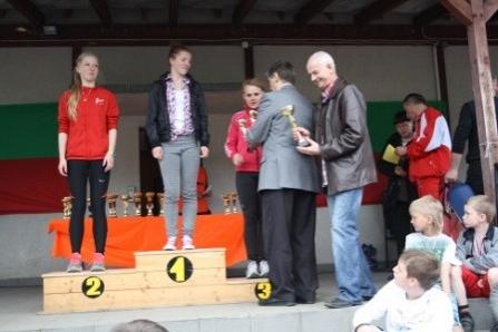 VII Wojewódzki Kaszubski Bieg Przełajowy Terenami Kaszubskiego Parku Krajobrazowego w Lini 22.04.2012r.