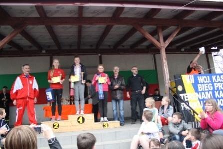 VII Wojewódzki Kaszubski Bieg Przełajowy Terenami Kaszubskiego Parku Krajobrazowego w Lini 22.04.2012r.
