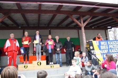 VII Wojewódzki Kaszubski Bieg Przełajowy Terenami Kaszubskiego Parku Krajobrazowego w Lini 22.04.2012r.
