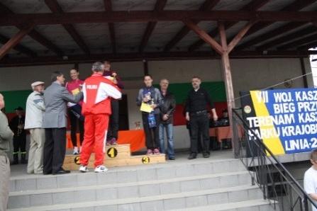 VII Wojewódzki Kaszubski Bieg Przełajowy Terenami Kaszubskiego Parku Krajobrazowego w Lini 22.04.2012r.