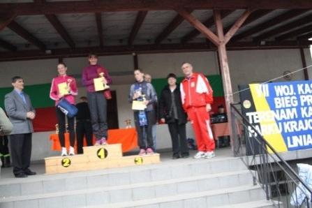 VII Wojewódzki Kaszubski Bieg Przełajowy Terenami Kaszubskiego Parku Krajobrazowego w Lini 22.04.2012r.