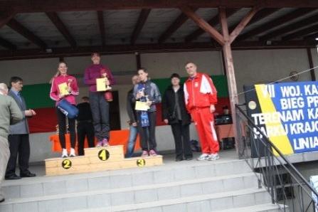 VII Wojewódzki Kaszubski Bieg Przełajowy Terenami Kaszubskiego Parku Krajobrazowego w Lini 22.04.2012r.