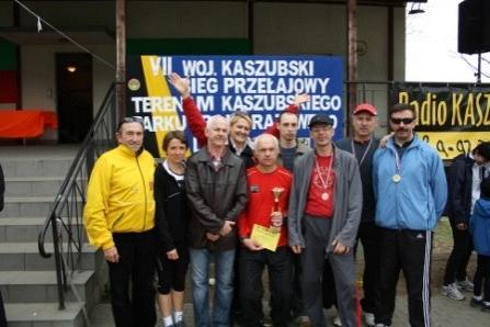 VII Wojewódzki Kaszubski Bieg Przełajowy Terenami Kaszubskiego Parku Krajobrazowego w Lini 22.04.2012r.