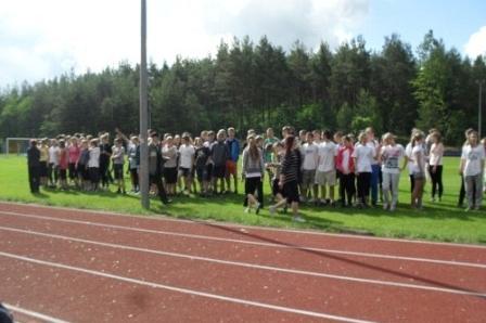 Mistrzostwa Gminy Linia w czwórboju lekkoatletycznym szkół podstawowych i gimnazjalnych 14-15.06.2012r.