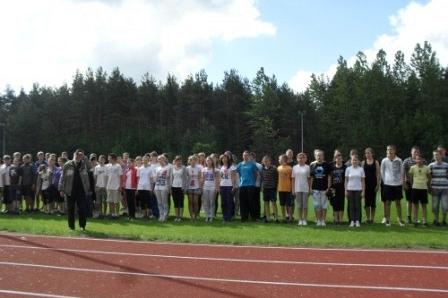 Mistrzostwa Gminy Linia w czwórboju lekkoatletycznym szkół podstawowych i gimnazjalnych 14-15.06.2012r.