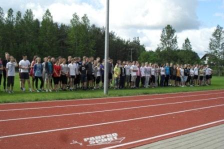 Mistrzostwa Gminy Linia w czwórboju lekkoatletycznym szkół podstawowych i gimnazjalnych 14-15.06.2012r.