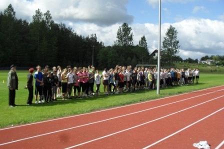 Mistrzostwa Gminy Linia w czwórboju lekkoatletycznym szkół podstawowych i gimnazjalnych 14-15.06.2012r.